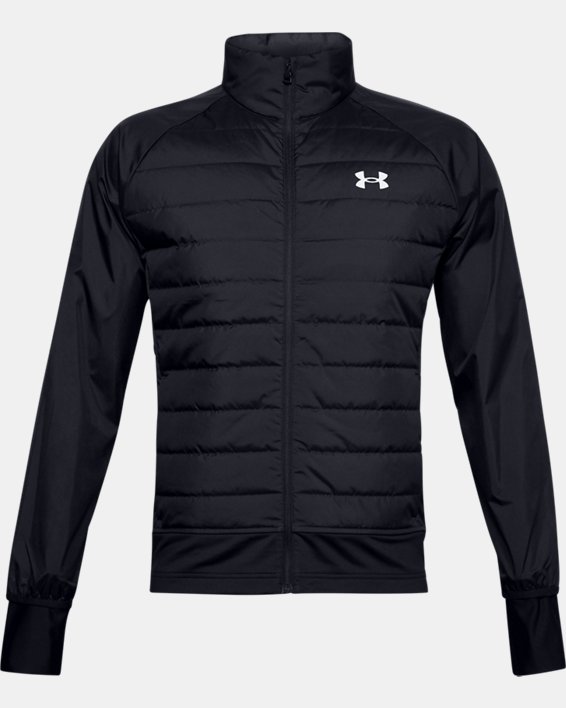 Men's UA Storm Run Insulate Hybrid Jacket, Black, pdpMainDesktop image number 3
